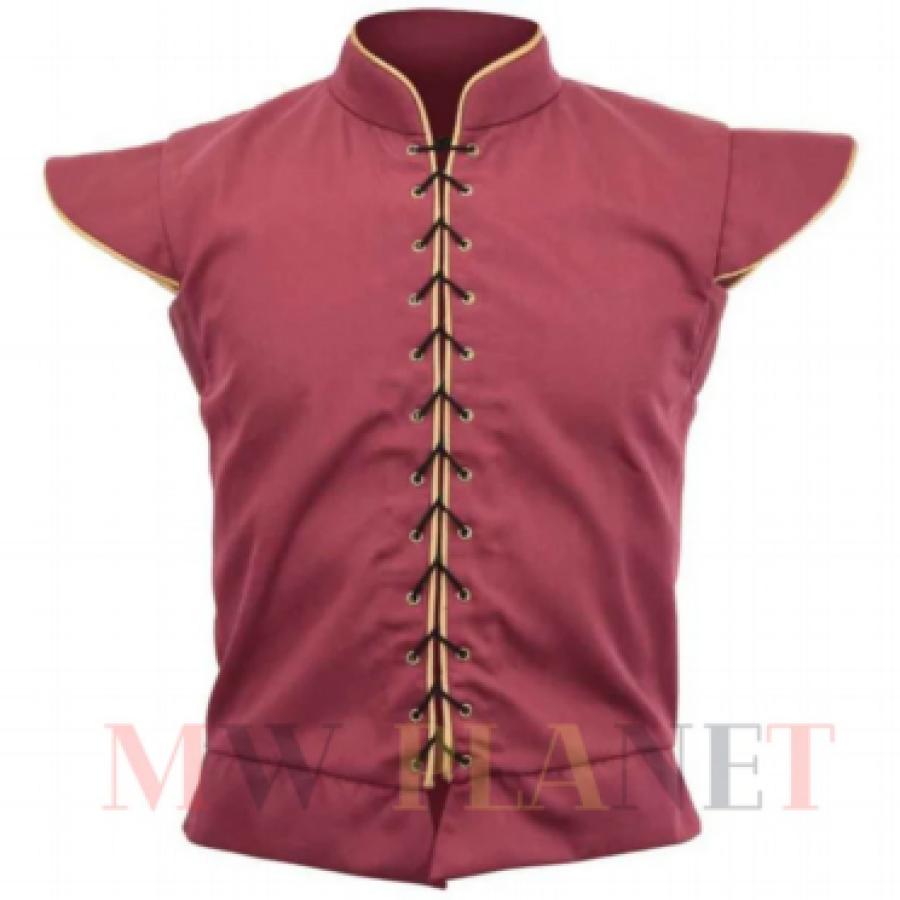 Medieval Arming SleeveLess Doublet Jacket Historical Times Viking Protective Cotton Fabric Aketon Best for SCA LARP Reeanctment