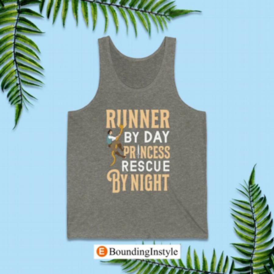 Tangled Running Tank Tops, Runner By Day Princess Rescue By Night, Flynn Rider Run Costume, runDisney Outfit, Disneyland Marathon Apparel