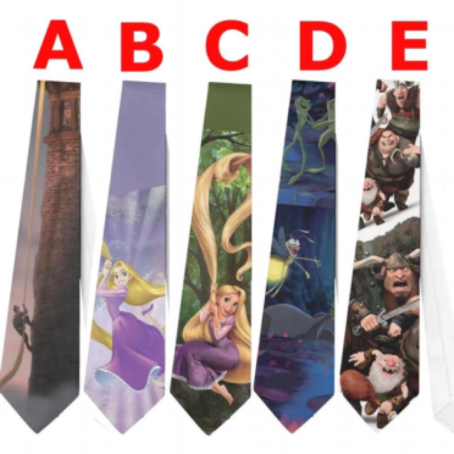 Necktie Flynn Rider Rapunzel Tangled Firefly Frog Cosplay