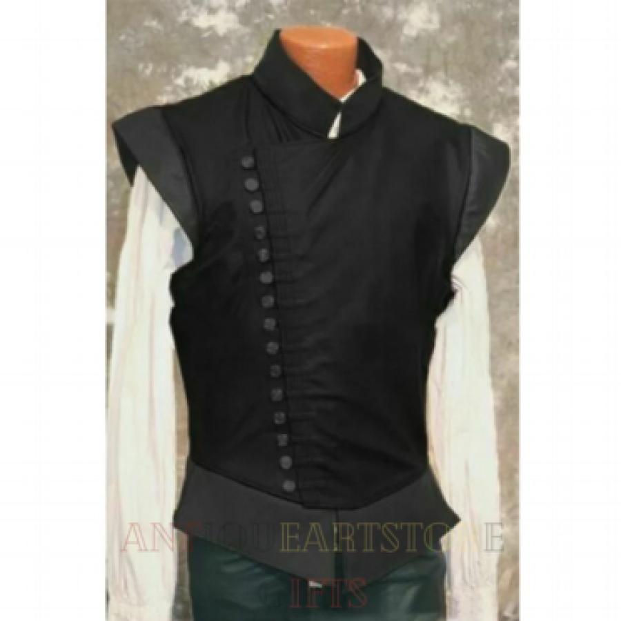 Medieval Doublet Short Gambeson | Aketon Cotton Padded Jacket | Arming Doublet | best Padded Protective Armor For Reeanctment halloween gift