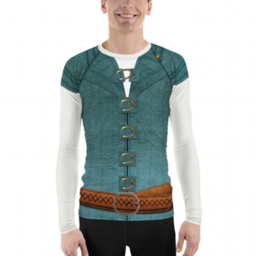 RUSH ORDER: Men's Flynn Rider Inspired ATHLETIC Long Sleeve Shirt