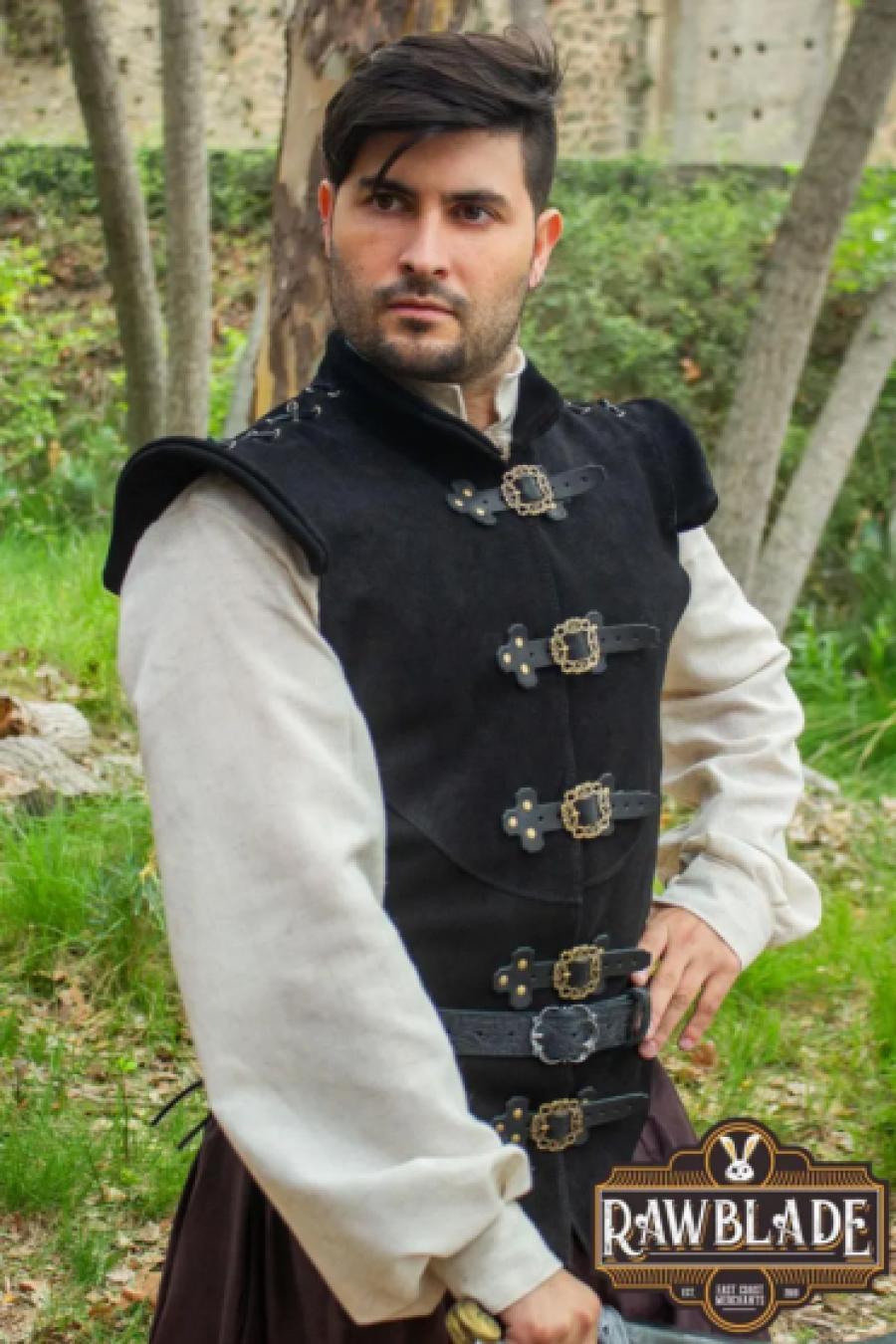 Diego Splitleather Jerkin for fantasy medieval LARP, cosplay, ren faire