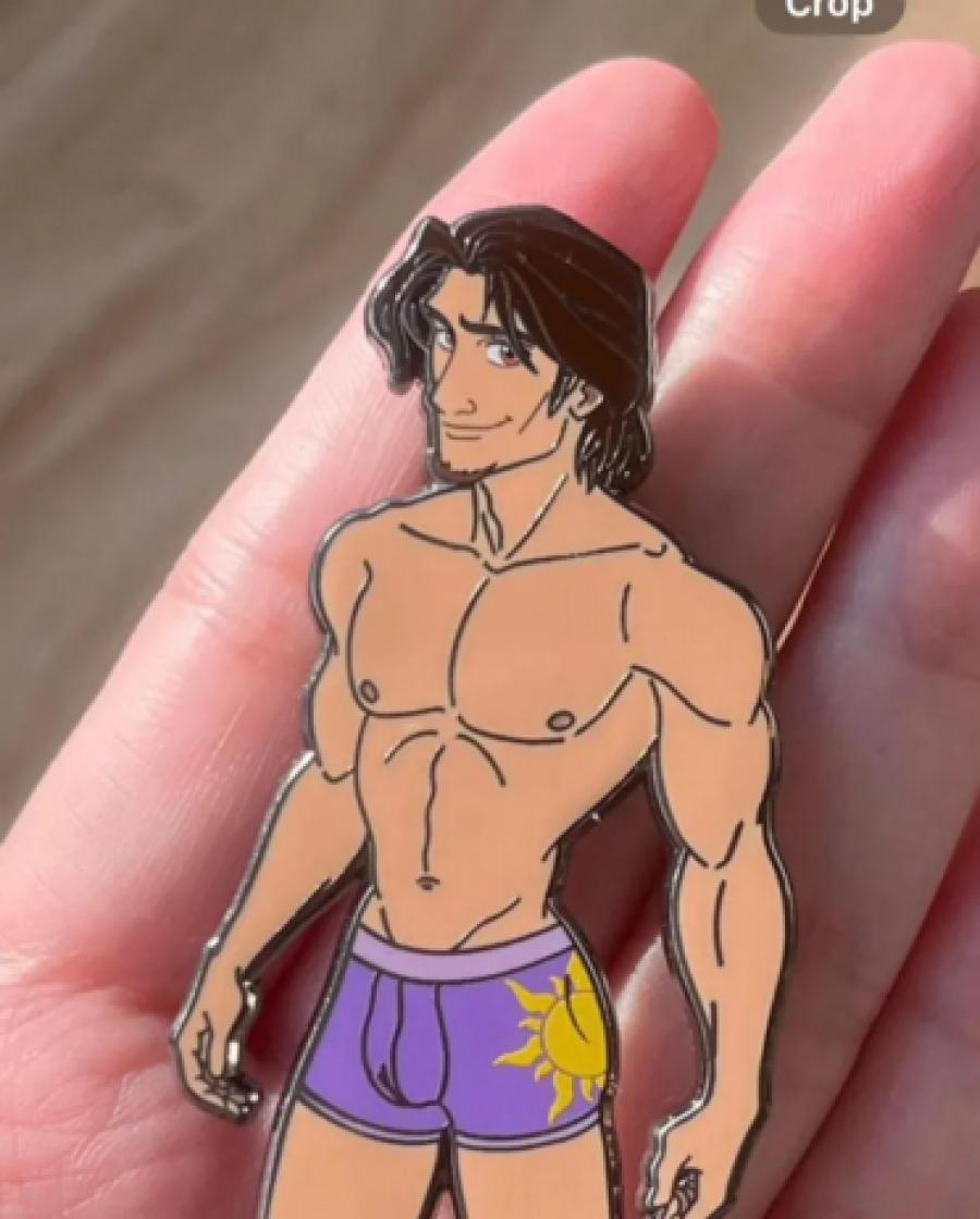 His Calvins Flynn Rider Disney Fantasy Pin - Variant Version