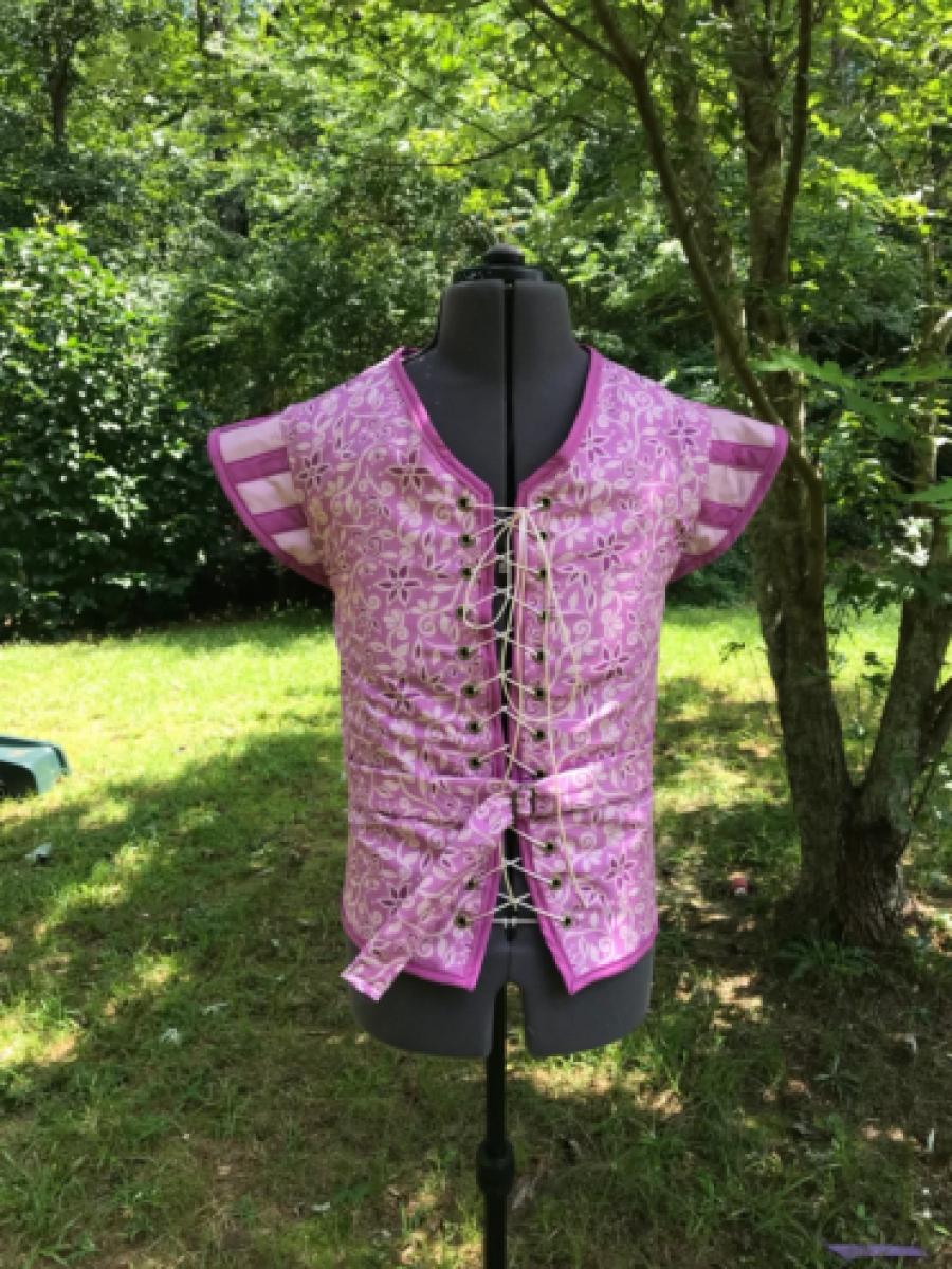 Genderbent Rapunzel Inspired Vest or Corset for Adult
