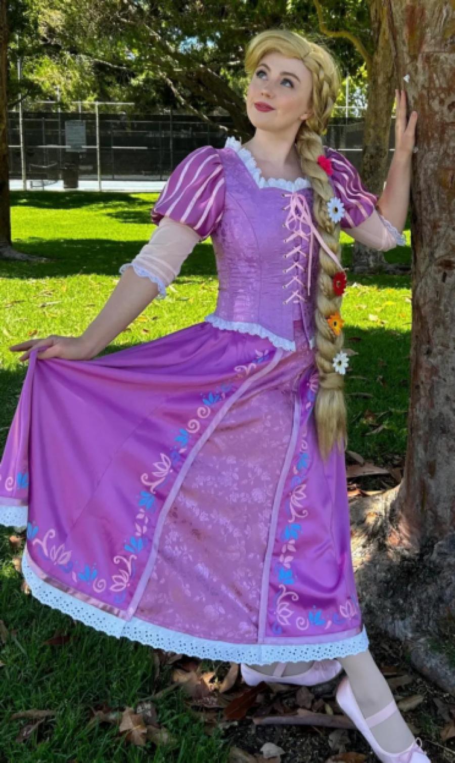 Lavender princess dress